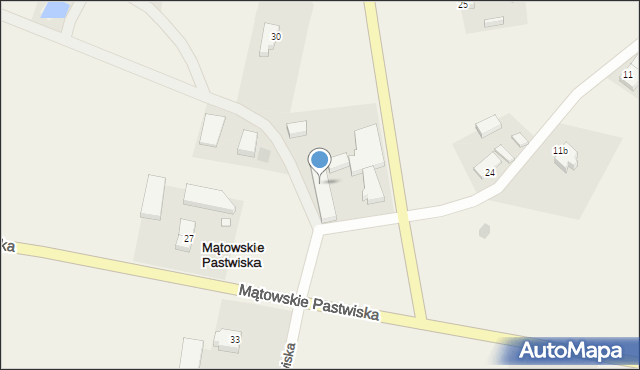 Mątowskie Pastwiska, Mątowskie Pastwiska, 27a, mapa Mątowskie Pastwiska