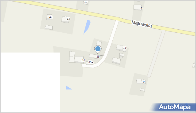 Mątowskie Pastwiska, Mątowskie Pastwiska, 45, mapa Mątowskie Pastwiska