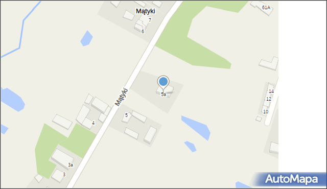 Mątyki, Mątyki, 5a, mapa Mątyki