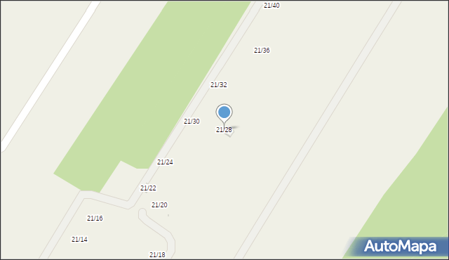 Matyldów, Matyldów, 21/28, mapa Matyldów