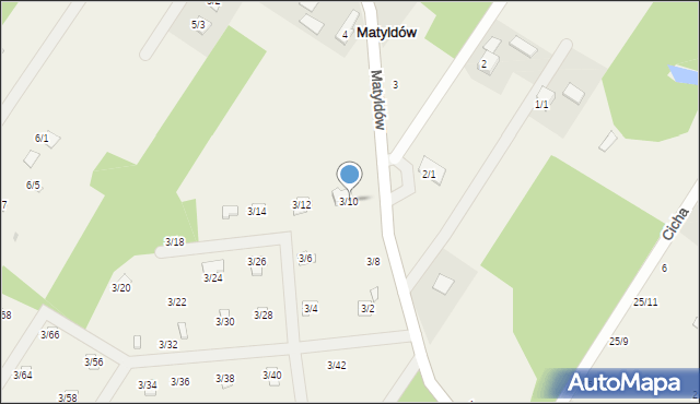 Matyldów, Matyldów, 3/10, mapa Matyldów