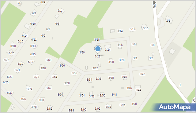 Matyldów, Matyldów, 3/22, mapa Matyldów