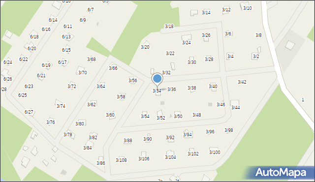 Matyldów, Matyldów, 3/34, mapa Matyldów