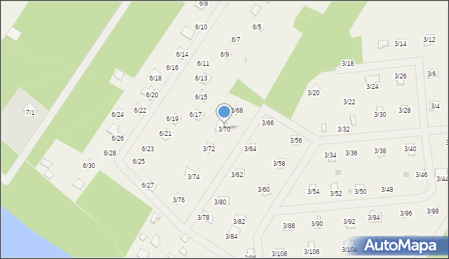 Matyldów, Matyldów, 3/70, mapa Matyldów