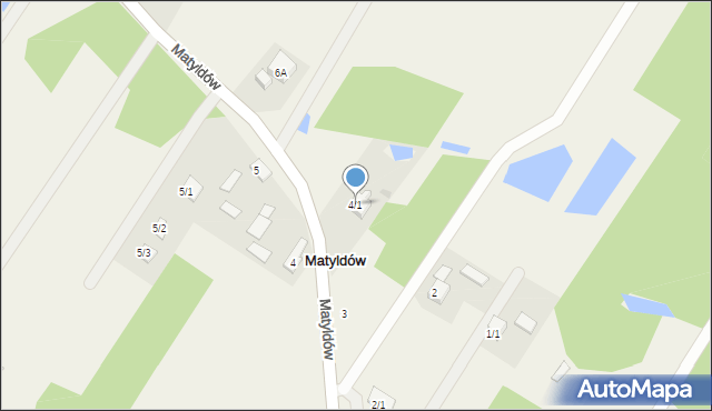 Matyldów, Matyldów, 4/1, mapa Matyldów