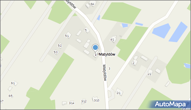 Matyldów, Matyldów, 4, mapa Matyldów