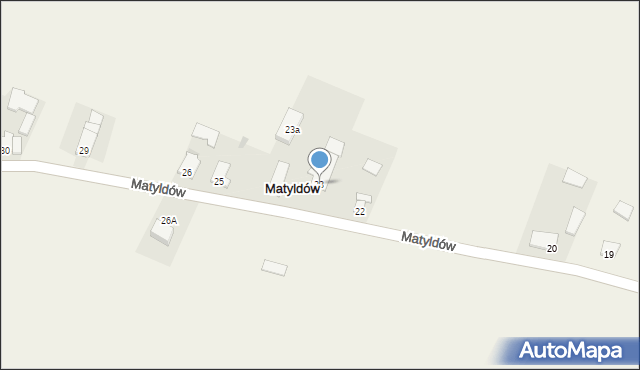 Matyldów, Matyldów, 23, mapa Matyldów