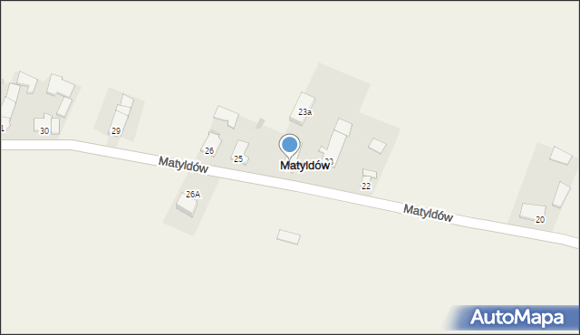 Matyldów, Matyldów, 24, mapa Matyldów