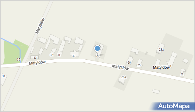 Matyldów, Matyldów, 29, mapa Matyldów