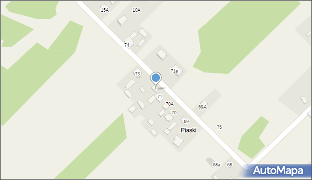 Matyniów, Matyniów, 72, mapa Matyniów