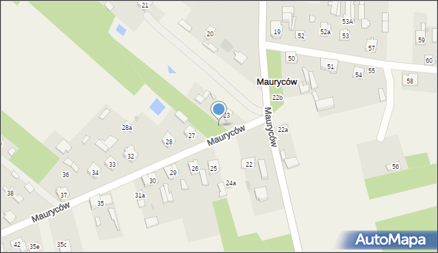 Mauryców, Mauryców, 24, mapa Mauryców