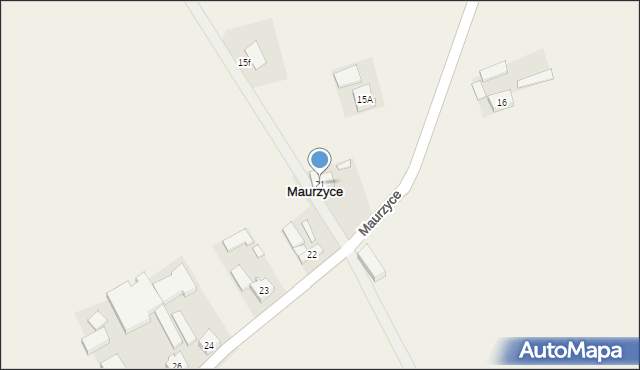 Maurzyce, Maurzyce, 21, mapa Maurzyce