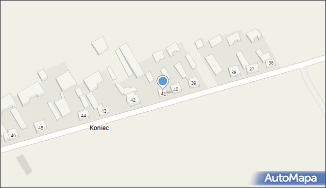 Maurzyce, Maurzyce, 41, mapa Maurzyce