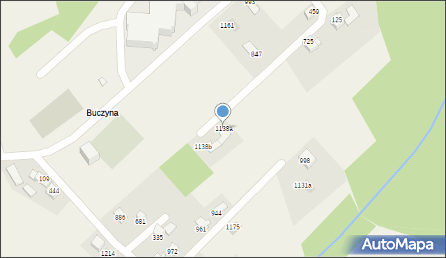 Mazańcowice, Mazańcowice, 1138a, mapa Mazańcowice