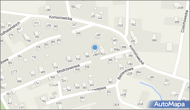 Mazańcowice, Mazańcowice, 130, mapa Mazańcowice