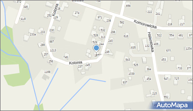 Mazańcowice, Mazańcowice, 187, mapa Mazańcowice