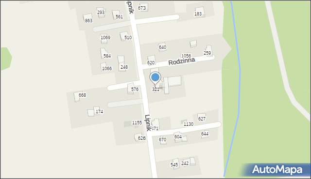 Mazańcowice, Mazańcowice, 321, mapa Mazańcowice