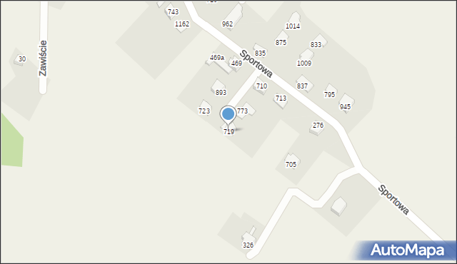 Mazańcowice, Mazańcowice, 719, mapa Mazańcowice