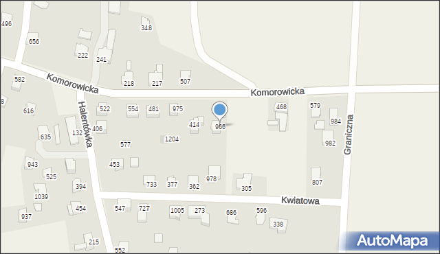 Mazańcowice, Mazańcowice, 966, mapa Mazańcowice