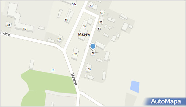 Mazew, Mazew, 59, mapa Mazew