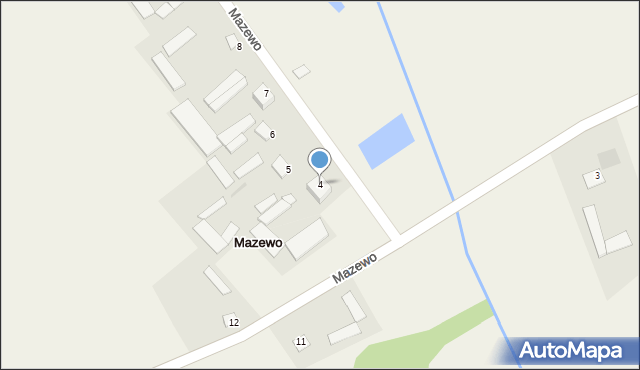 Mazewo, Mazewo, 4, mapa Mazewo