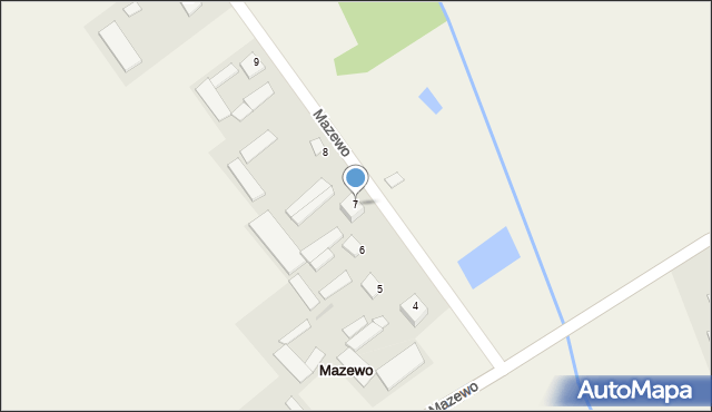Mazewo, Mazewo, 7, mapa Mazewo