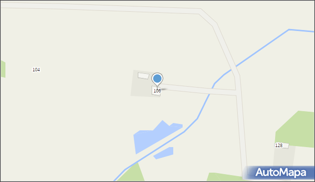 Mazewo Dworskie A, Mazewo Dworskie A, 106, mapa Mazewo Dworskie A