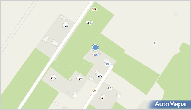 Mazewo Dworskie A, Mazewo Dworskie A, 10C, mapa Mazewo Dworskie A