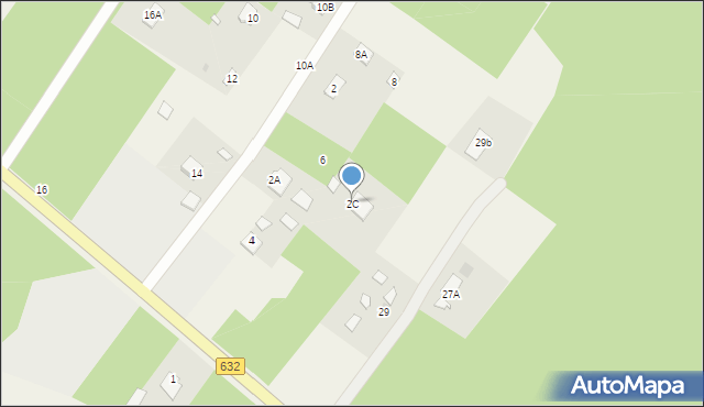 Mazewo Dworskie A, Mazewo Dworskie A, 2C, mapa Mazewo Dworskie A