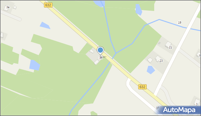 Mazewo Dworskie B, Mazewo Dworskie B, 35, mapa Mazewo Dworskie B