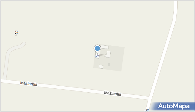 Maziarnia, Maziarnia, 27, mapa Maziarnia