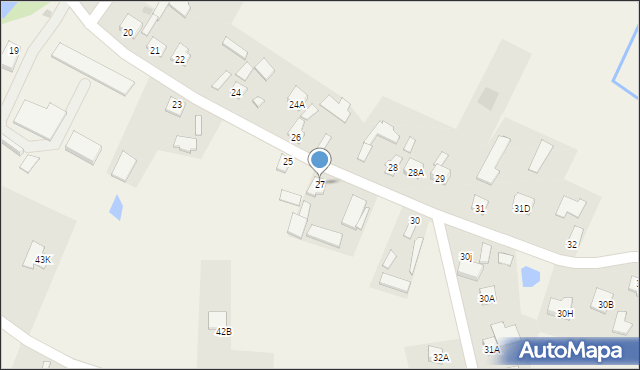 Mazowszany, Mazowszany, 27, mapa Mazowszany