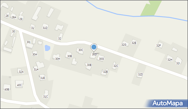 Mazowszany, Mazowszany, 30D, mapa Mazowszany