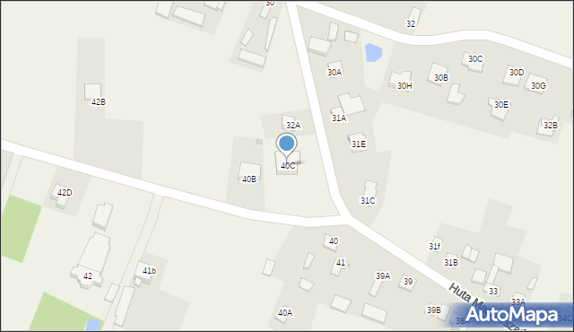 Mazowszany, Mazowszany, 40C, mapa Mazowszany