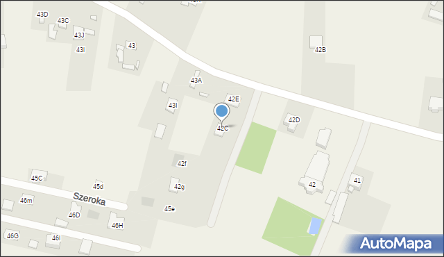 Mazowszany, Mazowszany, 42C, mapa Mazowszany