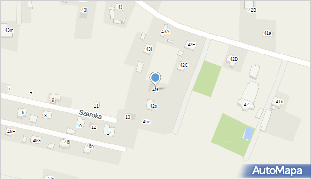 Mazowszany, Mazowszany, 42f, mapa Mazowszany