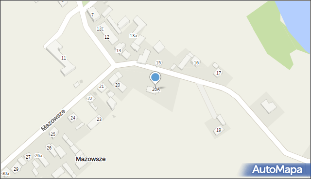 Mazowsze, Mazowsze, 20A, mapa Mazowsze