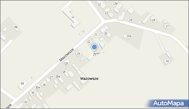 Mazowsze, Mazowsze, 23, mapa Mazowsze