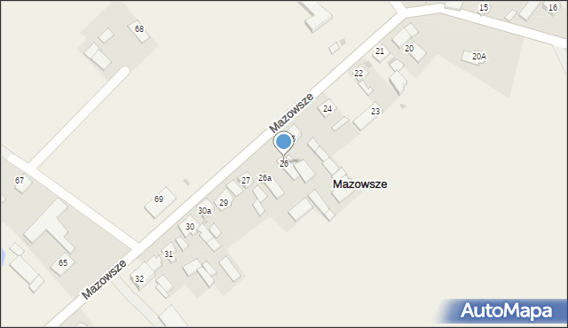 Mazowsze, Mazowsze, 26, mapa Mazowsze