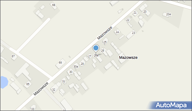 Mazowsze, Mazowsze, 26a, mapa Mazowsze