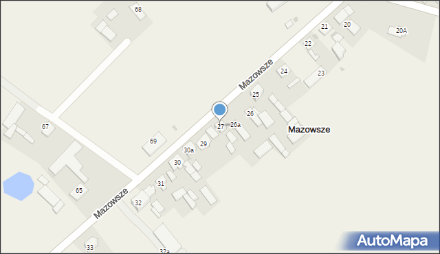 Mazowsze, Mazowsze, 27, mapa Mazowsze