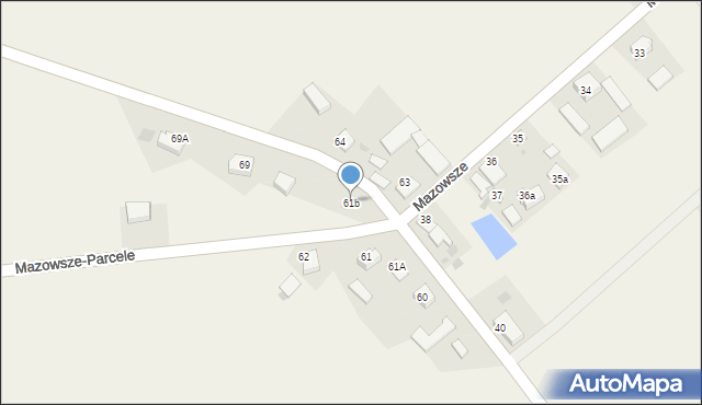 Mazowsze, Mazowsze, 61b, mapa Mazowsze