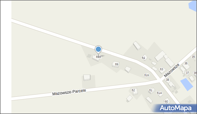 Mazowsze-Parcele, Mazowsze-Parcele, 69A, mapa Mazowsze-Parcele