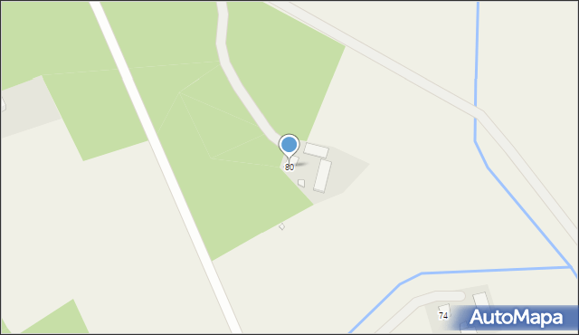 Mazuchówka, Mazuchówka, 80, mapa Mazuchówka