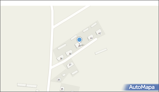 Mazurowo, Mazurowo, 40, mapa Mazurowo