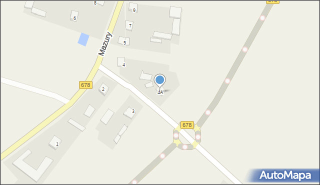 Mazury, Mazury, 4A, mapa Mazury