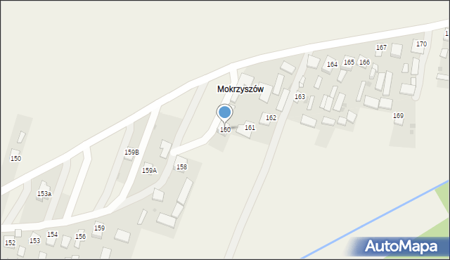 Mazury, Mazury, 160, mapa Mazury