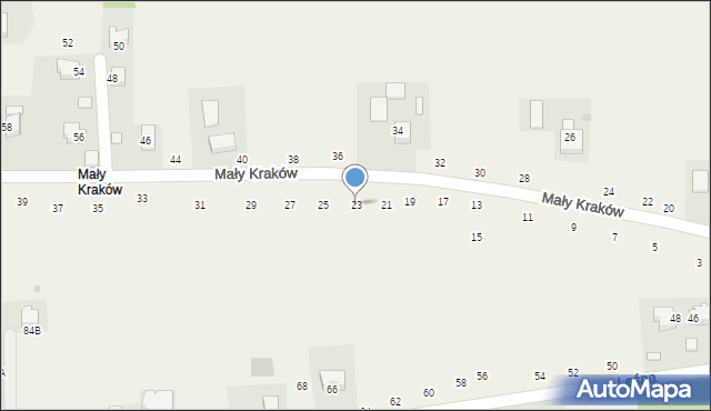 Michałowice, Mały Kraków, 23, mapa Michałowice