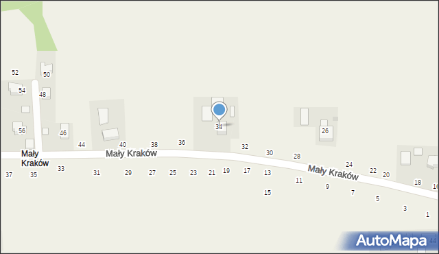 Michałowice, Mały Kraków, 34, mapa Michałowice