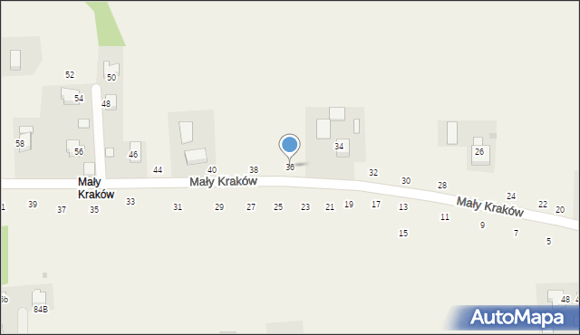 Michałowice, Mały Kraków, 36, mapa Michałowice